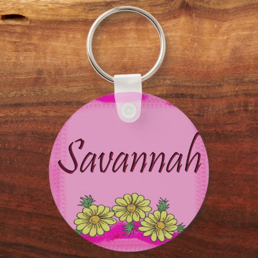 Savannah Daisy Sleutelhanger (Voorkant)