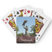 Savannah die kaarten speelt - Waving Girl