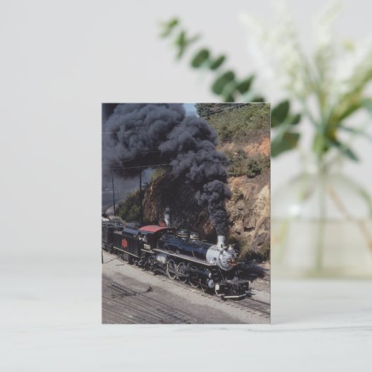 Savannah en Atlanta Railway, 4-6-2, No. 750, Ashe Briefkaart (Staand voorkant)