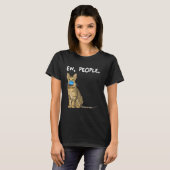 Savannah Ew People Cat Wearing Face Mask T-shirt (Voorkant volledig)