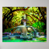 Savannah, Forsyth Park Poster (Voorkant)