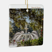 Savannah Fountain Holiday Ornament (Rechts)