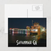 Savannah GA Briefkaart (Voorkant / Achterkant)