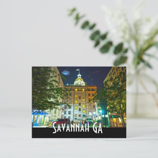 Savannah GA Briefkaart (Staand voorkant)