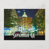 Savannah GA Briefkaart (Voorkant)
