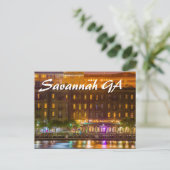 Savannah GA Briefkaart (Staand voorkant)