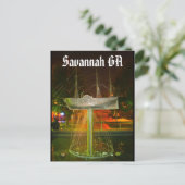 Savannah GA Briefkaart (Staand voorkant)