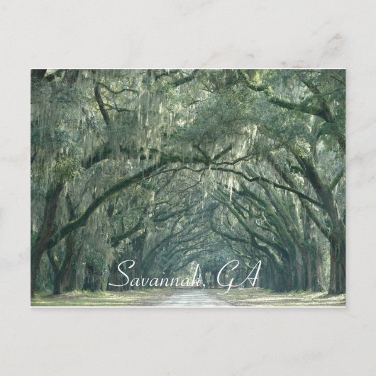Savannah, GA-Briefkaart Briefkaart (Voorkant)