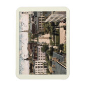 Savannah GA, Bull St Uitzicht,  1906 Magneet (Verticaal)