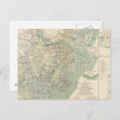 Savannah, Ga en omgeving Briefkaart (Voorkant / Achterkant)