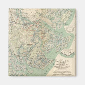 Savannah, Ga en omgeving Magneet (Voorkant)