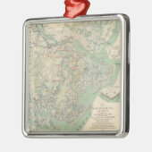 Savannah, Ga en omgeving Metalen Ornament (Links)