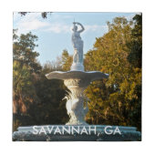 Savannah GA Georgia | Fountain Forsyth Park Tegeltje (Voorkant)