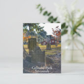 Savannah GA Historisch Koloniaal Park Fotografisch Briefkaart (Staand voorkant)