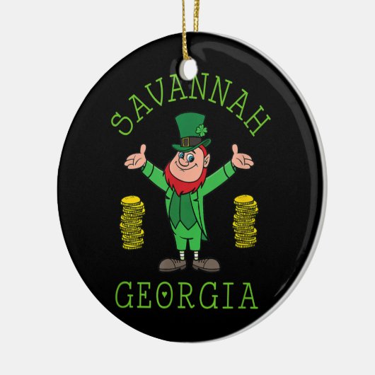 Savannah GA Keramisch Ornament (Links)