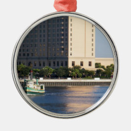 "SAVANNAH, GA" METALEN ORNAMENT