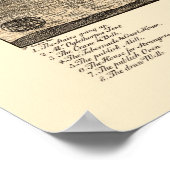 Savannah, GA Panorama Map - 1734 Poster (Hoek)