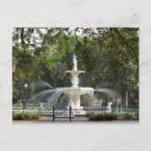 Savannah, GA Park Briefkaart (Voorkant)