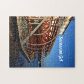 Savannah GA Riverbot in uitdagende fotografie Legpuzzel (Horizontaal)