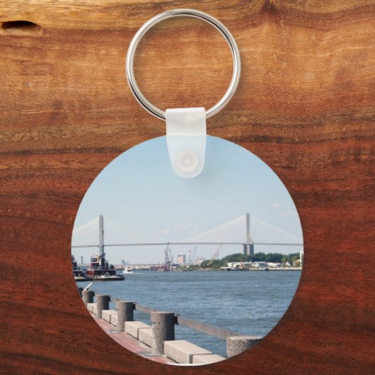 Savannah, GA Sleutelhanger (Voorkant)