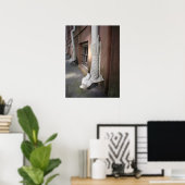 Savannah Gargoyle Framed Print (Thuiskantoor)