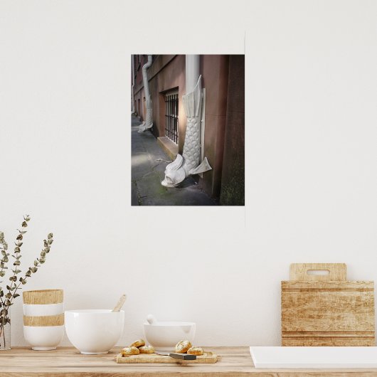 Savannah Gargoyle Framed Print (Keuken)