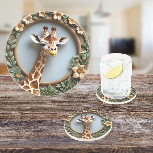 Savannah Gaze Round Sandstone Zandsteen Onderzetter