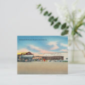 Savannah Gemeentelijke Luchthaven Travis Veld Hist Briefkaart (Staand voorkant)