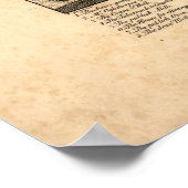 Savannah Georgia 1734 Antiek panoramische kaart Poster (Hoek)