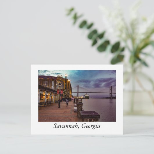 Savannah Georgia Briefkaart (Staand voorkant)