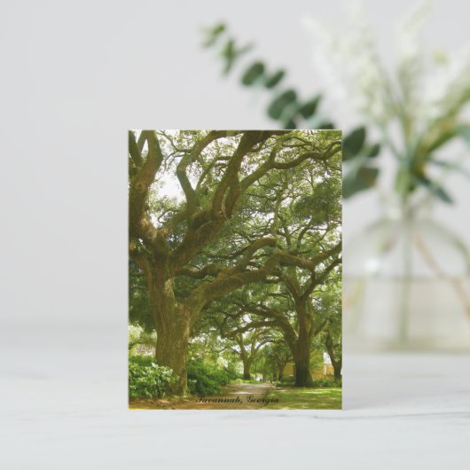 Savannah Georgia Briefkaart (Staand voorkant)