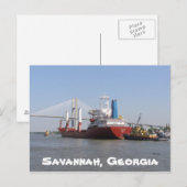 Savannah, Georgia Briefkaart (Voorkant / Achterkant)