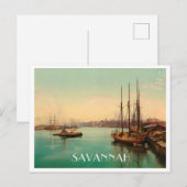 Savannah Georgia  Briefkaart (Voorkant / Achterkant)