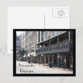 Savannah, Georgia Briefkaart (Voorkant / Achterkant)