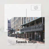 Savannah, Georgia Briefkaart (Voorkant / Achterkant)