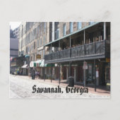 Savannah, Georgia Briefkaart (Voorkant)