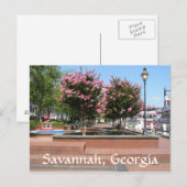 Savannah, Georgia Briefkaart (Voorkant / Achterkant)