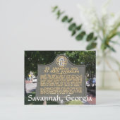 Savannah, Georgia Briefkaart (Staand voorkant)