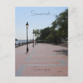 Savannah, Georgia Briefkaart (Voorkant)
