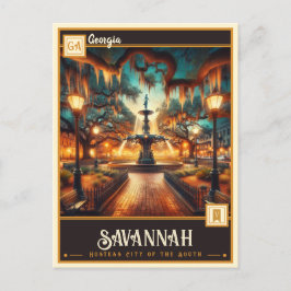 Savannah, Georgia | Briefkaart