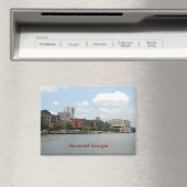 Savannah Georgia Briefkaart Magneet (Insitu (Vaatwasser))