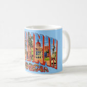 Savannah Georgia Briefkaart Mok (Voorkant rechts)