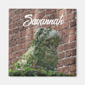 Savannah Georgia Bulldog beeld Fotografisch Magneet (Voorkant)