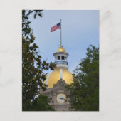 Savannah Georgia City Hall Gold Dome Fotografisch Briefkaart (Voorkant)