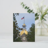Savannah Georgia City Hall Gold Dome Fotografisch Briefkaart (Staand voorkant)