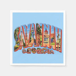 Savannah Georgia Cocktail servetten