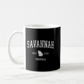 Savannah Georgia GA Athletic Sports Design Koffiemok