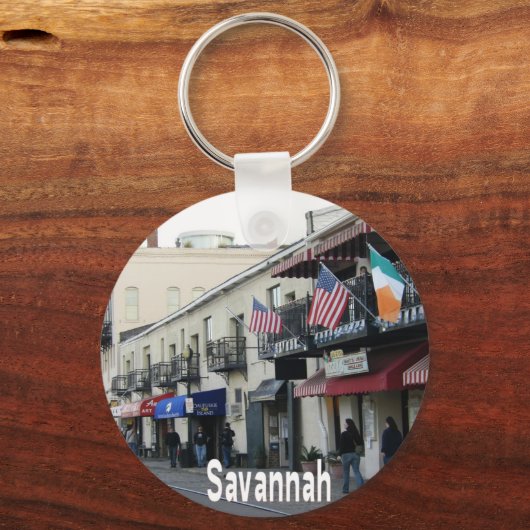 Savannah Georgia GA Sleutelhanger (Voorkant)