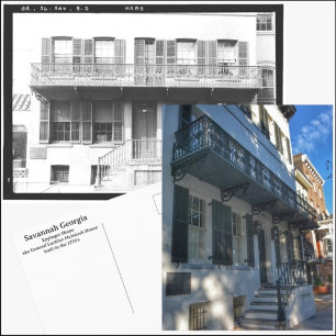 Savannah Georgia Historisch Eppinger Huis Briefkaart