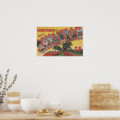 Savannah, Georgia (historisch) - Grote brief Poster (Keuken)